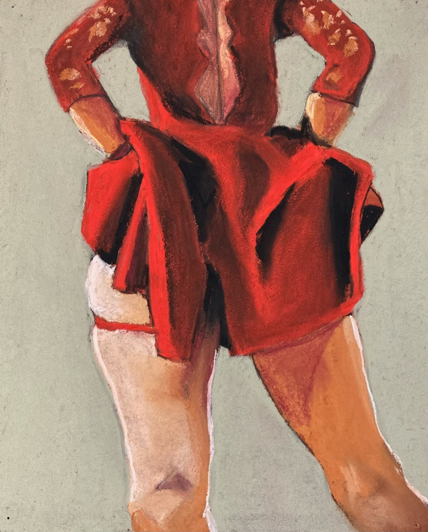 Thomas Verny, pastel sur carton. 2026. 27 x 22 cm